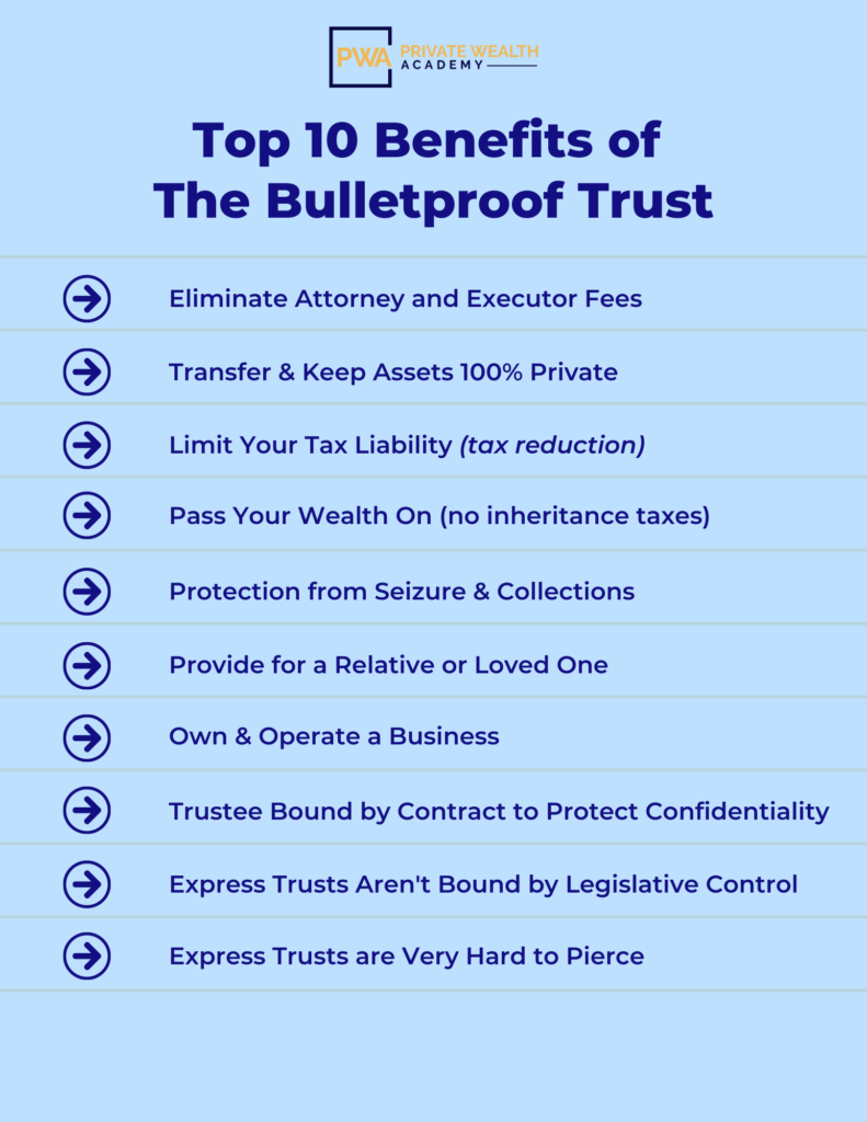 irrevocable trust advantages