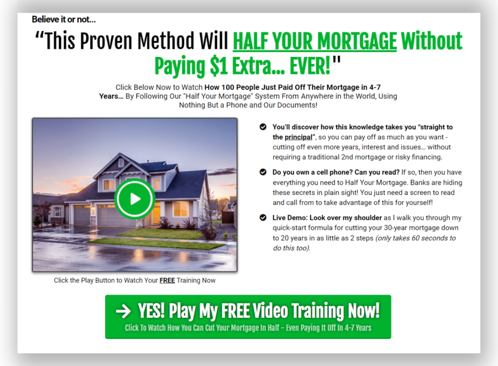 Half Your Mortgage workshop