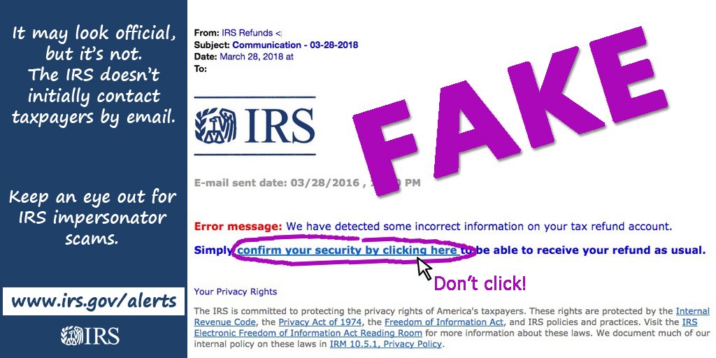 irs scams to know about