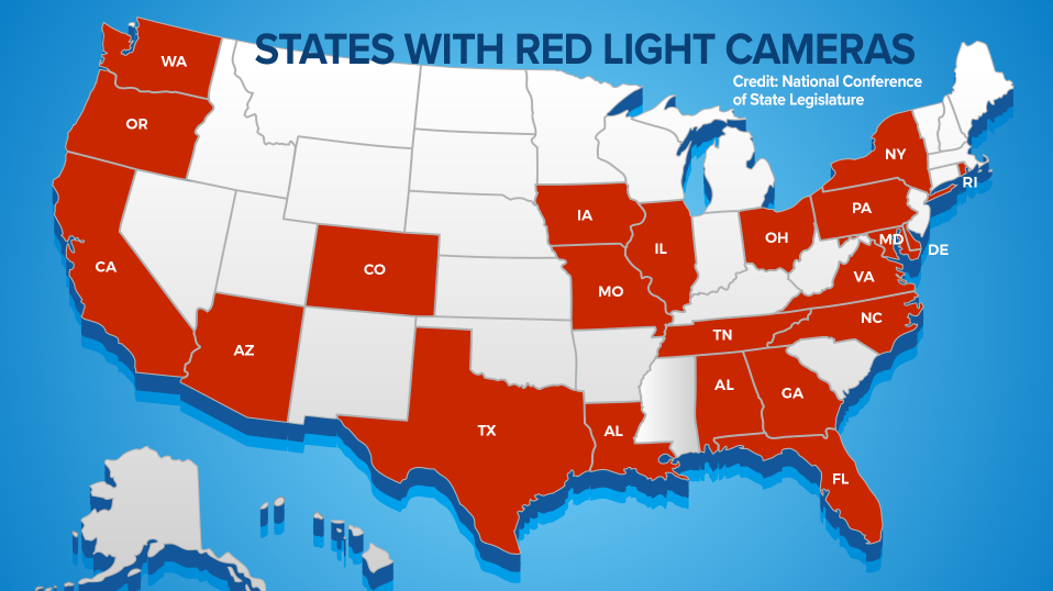 red light camera ticket